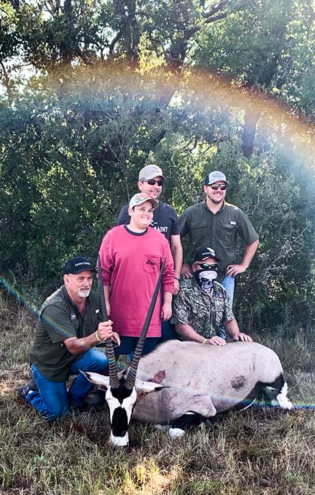 Jon Mathew, <em>aka The Warrior <br> and his 497 lb. African Gemsbok</em>